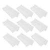 KALLORY 100pcs Clear Cellophane Sheets Durable Transparent Candy Wrappers for DIY Crafts Bouquet Wrapping Professional Gift Packaging view 1