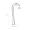 UKCOCO 4Pcs Candy Cane Wreath Frame Iron Garland Base for Christmas DIY Decoration Indoor Outdoor Use Stable Structure for Floral Crafting and Home Garden Display view 4