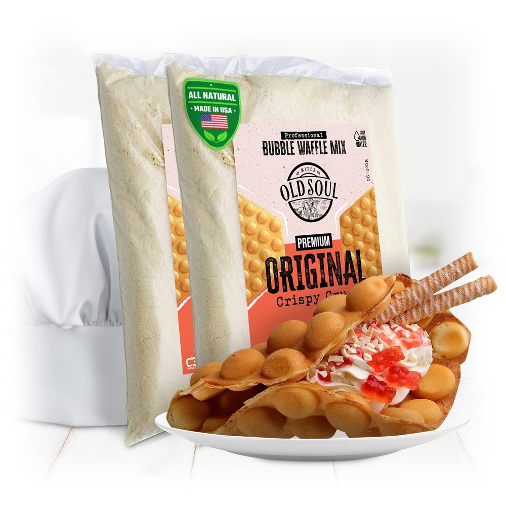 OldSoul Baking Mix | Dough Mix | Bubble Waffle Batter Mix | Original Flavor (10 Lbs, Traditional)