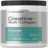 Horbach Creatine Monohydrate Powder | with Collagen and L-Taurine | 10.05 oz | Unflavored | for Women and Men | Non-GMO, Gluten Free view 1
