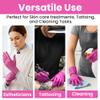 SAFEWAY USA Pink Nitrile Gloves Disposable Non-Latex, Powder-Free, Ambidextrous Design Multi-purpose Gloves for House Chores, Nail Tech, Salon, Tattooing, Esthetician and more (1000 pcs, X-Large) view 2