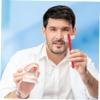 DECHOUS 4pcs Double Sided Denture Brush for Thorough Cleaning Travel Toothbrushes for Partial and Full Dentures Practical Portable Dental Care Supplies for Adults Red view 3