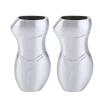 Pilipane Lighter Case Metal 3D Human Body Design Aluminum Alloy Lighter Cover for Stylish Lighter Protection and Decoration 7cm Length 2 Pcs (Grey) view 1