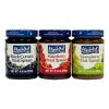 Assorted German Fruit Preserves Collection "Black-Red-Golden", 3 pack (11.6 oz Jars), made in Germany view 1