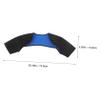 FOMIYES Sbr Double Shoulder Support Pad for Relief and Warmth Breathable Composite Material Gentle Compression for Outdoor Mountaineering and Sports Black Shoulder view 2