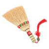 BUTIFULSIC Natural Corn Hand Broom for Home Cleaning Woven Short Handle Dust Brush for Bedroom Sofa Desk Scratch Dust Removal Tool Compact Ergonomic Design view 1