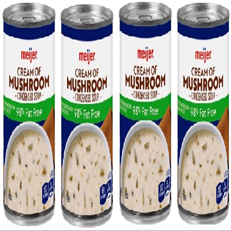 98% Fat Free Cream of Mushroom Soup (4 cans, 10.5 oz. Each)