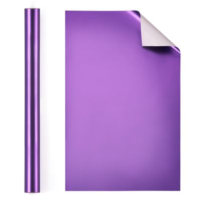 Spritewelry Purple Wrapping Paper for Christmas, Gift Wrapping Paper for Birthday Solid Color Matte Gift Wrap Papers Roll for Wedding Graduation Valentine Packaging Decoration 17 inch x 10 feet
