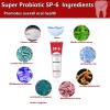 2 Pack sp6 Probiotic Whitening Toothpaste Adult,Fresh BreathTeeth Whitening,Fluoride Free, 6 Probiotics Formula for Gum Health,sp 6 probiotic Toothpaste whitening Nature Mint view 3