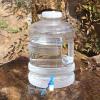 2025 New Water Storage Containers with Faucet, 2 Gallon Large Capacity Camping Water Bottle, Portable Transparent Water Storage Bucket for Home Outdoor Activities Outdoor Sports (Extra large White) view 1