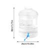 2025 New Water Storage Containers with Faucet, 2 Gallon Large Capacity Camping Water Bottle, Portable Transparent Water Storage Bucket for Home Outdoor Activities Outdoor Sports (Extra large White) view 3