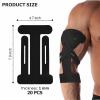 20 Pcs Elbow Support Kinesiology Tape Pre-Cut Athletic Strips for Sports Training, Muscle Stability & Joint Protection, Ideal for Tennis, Gym, Weightlifting, Basketball & Fitness (Black) view 2