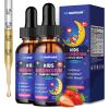 2 Pack Magnesium Glycinate Drops for Kids - Liquid Magnesium Drops with L-theanine, Chamomile & Vitamin B6 for Sleep, Relaxation, Calm & Focus, Strawberry Flavor, 4 Fl Oz view 1