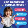 2 Pack Magnesium Glycinate Drops for Kids - Liquid Magnesium Drops with L-theanine, Chamomile & Vitamin B6 for Sleep, Relaxation, Calm & Focus, Strawberry Flavor, 4 Fl Oz view 4
