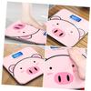 Glass Cartoon LCD Tempered Scale USB Weight Digital Charging Display view 4