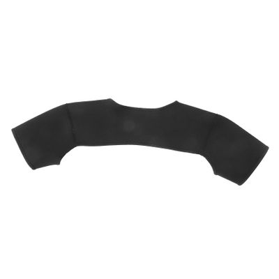 NOLITOY Double Shoulder Protection Sbr Shoulder Brace Warm Support Pad for Outdoor Sports and Mountaineering Breathable Compression Sleeve and Injury Black