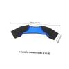 NOLITOY Double Shoulder Protection Sbr Shoulder Brace Warm Support Pad for Outdoor Sports and Mountaineering Breathable Compression Sleeve and Injury Black view 2