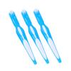 PACKOVE 3PCS Denture Brush Double Sided Toothbrush for False Teeth Cleaning with Non Slip Handle Gentle Bristles for Denture Care Portable Home Use view 1