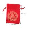 PLAFOPE 20pcs Chinese Year Silk Candy Drawstring Bags Fortune Pouches for Jewelry Gifts Snacks Small Items Storage Spring Festival Gift Wrapping view 2