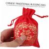 PLAFOPE 20pcs Chinese Year Silk Candy Drawstring Bags Fortune Pouches for Jewelry Gifts Snacks Small Items Storage Spring Festival Gift Wrapping view 4