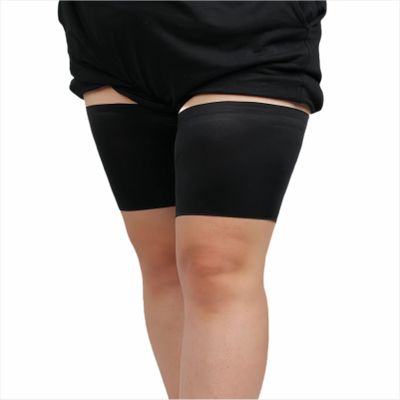 MUROCEA Thigh Support Sleeve - Unisex Hamstring Compression Sleeve for Quad & Groin Pain Relief, Thigh Brace & Wrap for Recovery, Ideal for Running, Sports & Injury, 1 Pair (Black, XL)