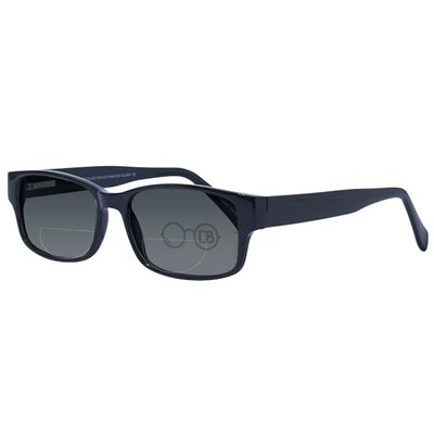 DEBSPECS XL Bifocal Reading Sunglasses For Men - Billions (Black, 2.5, Diopters) Custom Made To Order