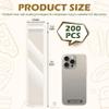 2x10" Pretzel Rod Bags Self-Sealing Clear Cello Bags, 3.1 Mil Thick for Candy Canes, Breadsticks, Chocolate Sticks & Party Favors (Pack of 200) view 2