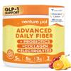 6-in-1 Daily Prebiotic Fiber Powder for Gut & Digestive Health, GLP-1 Friendly, Sugar Free Fiber Supplement Powder with Probiotics, Collagen Peptides & Electrolytes - For Women & Men - 7.8 OZ view 1