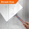 All Purpose 10 inch Shower Squeegee with 2pcs Rubber Wiper Blade Window Squeegee Soft Safe to Clean Shower Door Bathroom Car Windshield Glass Mirrors view 3