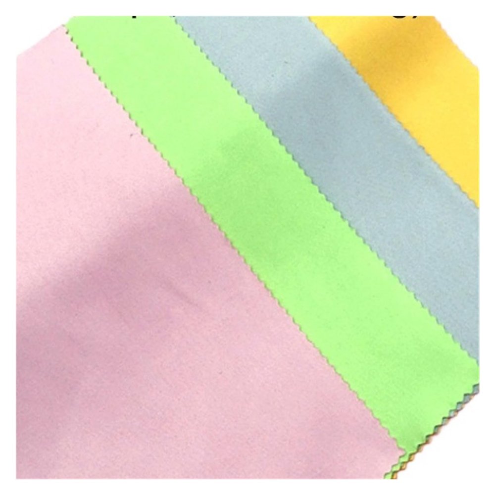 100pcs 230gsm Glasses Cleaning Cloth Eyeglasses Lens Cleaner Wipe Grid Lucky Cloud Microfiber Coloful Cloth(Color3)