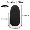12Pcs Eye Patches Comfortable Left or Right Single Eye Patches Professional Medical One Eye Cover Reusable Black Soft Single Eye Patches for Eyeglass Treat Lazy Amblyopia Strabismus Adults Girls Boys view 2