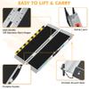 YONUNYE Portable Wheelchair Ramp 3FT, Aluminum Foldable Handicap Ramp, Weight Capacity 600 LBS,Ramps for Steps with Safety Latch Anti-Slip Threshold Ramp. view 4
