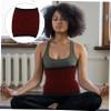 ifundom Elastic Knitted Waist Support Belt with Cashmere for Winter Soft Lumbar Pad Back Brace for Outdoor Sports and Fitness Warm and Comfortable Waistband for Men and Women view 4