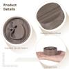 2 Pcs Walnut Wood Essential Oil Diffuser, Aromatherapy Desktop Air Freshener For Yoga, Home, Office, Car, Spa view 4