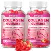 Yidout Collagen with Vitamin C, Vitamin E and Biotin Gummies - 500mg Collagen Peptides for Hair Skin & Nails Support for Men & Women, Beauty Formula Supplement, Strawberry Flavor, 60 Count (Pack of 2) view 1