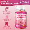 Yidout Collagen with Vitamin C, Vitamin E and Biotin Gummies - 500mg Collagen Peptides for Hair Skin & Nails Support for Men & Women, Beauty Formula Supplement, Strawberry Flavor, 60 Count (Pack of 2) view 2