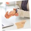 SECFOU Silicone Wrist Brace with Thumb Hole Elastic Gel Gloves for Women Support and Pressure Relief for Arthritis Carpal Tunnel Muscle Hands view 2