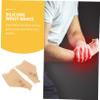 SECFOU Silicone Wrist Brace with Thumb Hole Elastic Gel Gloves for Women Support and Pressure Relief for Arthritis Carpal Tunnel Muscle Hands view 4