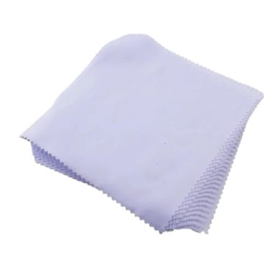 100pcs 14x14CM Microfiber Cleaning Cloth Eye Glasses Cleaning Cloth Screen Lens Cloth(White)