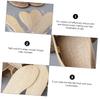 PHENOFICE Loofah Insoles Breathable Shoe Cushions for Men Women Sweat Absorb Moisture Control Inserts for Standing Walking Comfortable Foot Support Pads for Athletic and Daily Use view 4