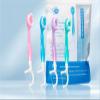 5-in-1 Travel Toothbrush Set: Brush/Floss/Tongue Scraper/Toothpick/Paste, Mint Flavor, Portable(1pc) view 1
