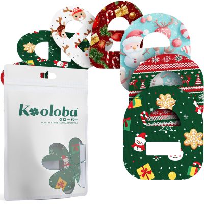 Adhesive Patches for Omnipod 5 Waterproof,Overpatches for Omnipod 5 Pre-Cut Backing with Strap 20pcs Christmas Style