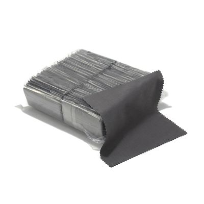 15Pcs 15 * 15cm Eyeglass Wipe Microfiber Glasses Cleaning Cloth for Reading Glasses Computer Phone Screen(Darkgrey)