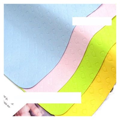 100pcs 230gsm Glasses Cleaning Cloth Eyeglasses Lens Cleaner Wipe Grid Lucky Cloud Microfiber Coloful Cloth(Color8)