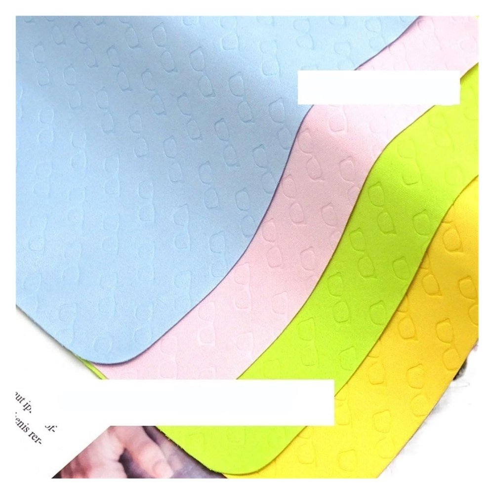 100pcs 230gsm Glasses Cleaning Cloth Eyeglasses Lens Cleaner Wipe Grid Lucky Cloud Microfiber Coloful Cloth(Color8)