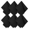20pcs Black Microfiber Sunglasses Eyeglasses Cleaning Cloth 13 * 13cm Glasses Eyewear Clean Lens Cloth view 1