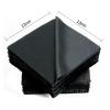 20pcs Black Microfiber Sunglasses Eyeglasses Cleaning Cloth 13 * 13cm Glasses Eyewear Clean Lens Cloth view 2