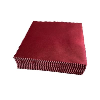 100pcs 150x150MM Red Glasses Cleaner Microfiber Cleaning Cloth for Lens Phone Screen Cleaning Wipes