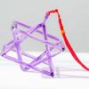 JDXQBLD Crystal Singing Pyramid, for Healing Meditation, with Crystal Singing Bowl Striker, Perfect Chakra Healing Musical InstrumentPurple_10 Inch view 1