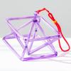 JDXQBLD Crystal Singing Pyramid, for Healing Meditation, with Crystal Singing Bowl Striker, Perfect Chakra Healing Musical InstrumentPurple_10 Inch view 2